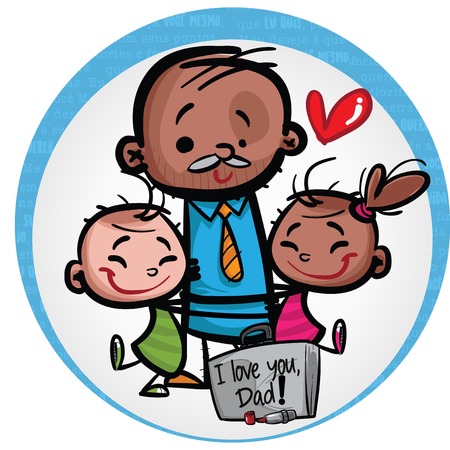 Round Banner - I Love You, Dad! v.2