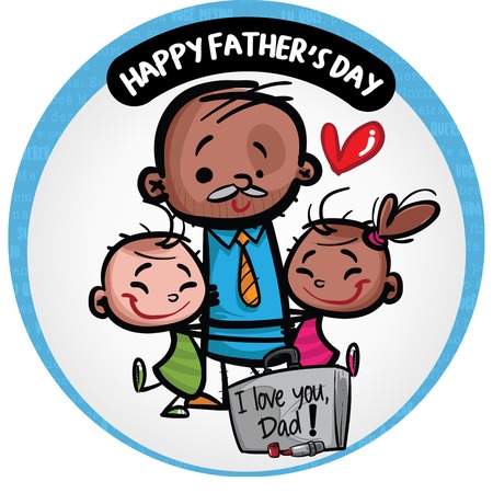 Round Banner - I Love You, Dad! v.3