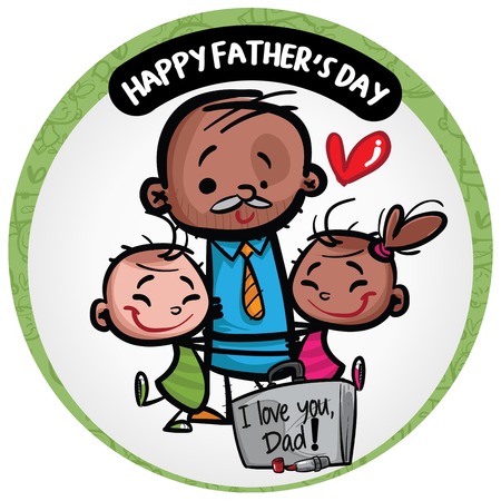 Round Banner - I Love You, Dad! v.4