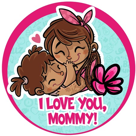 Round Banner - Mommy, I Love You! v.4