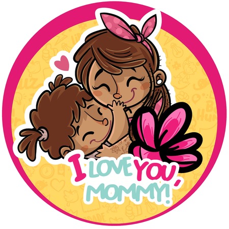 Round Banner - Mommy, I Love You! v.6