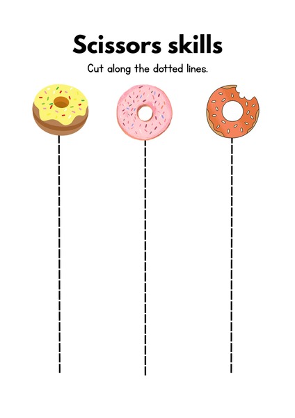 Scissors Skills - Donuts