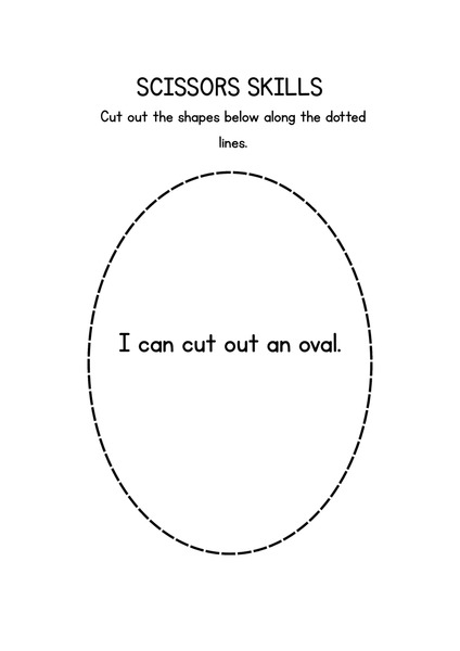 Scissors Skills - Oval