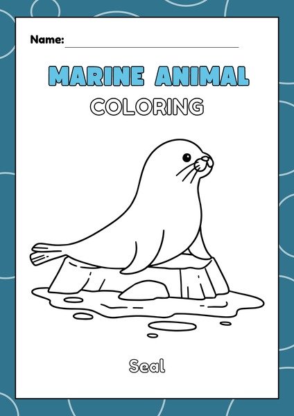 Sea Animal - Coloring v.2