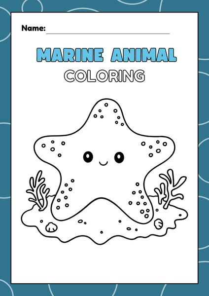 Sea Animal - Coloring v.3