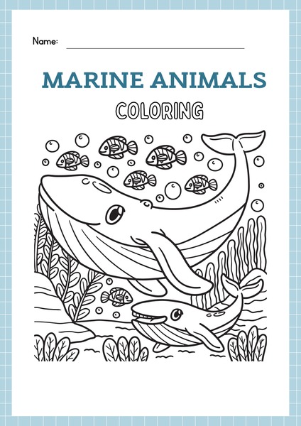 Sea Animal - Coloring v.4