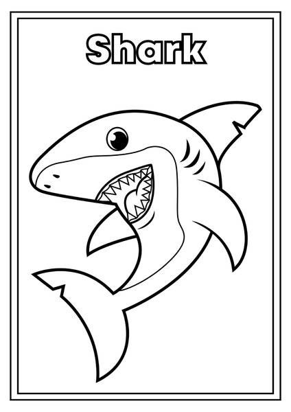 Shark - Coloring