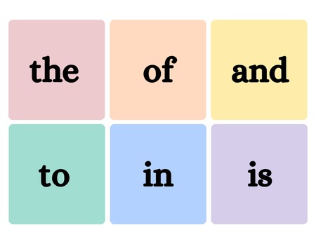 Sight Word Flashcards