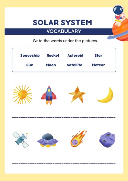 Solar System Vocabulary v.2