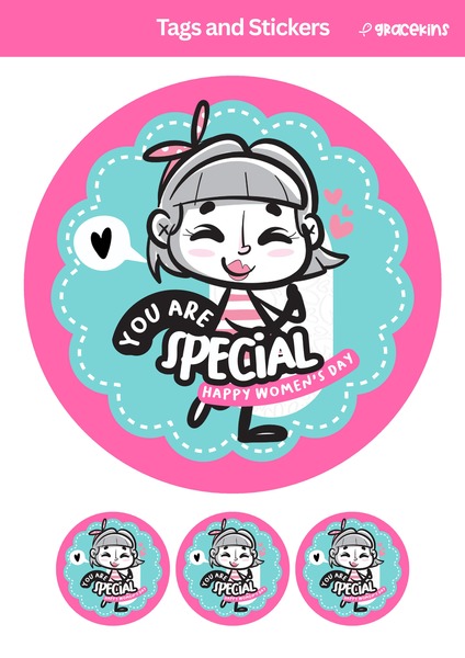 Tags and Stickers - You Are Special v.3