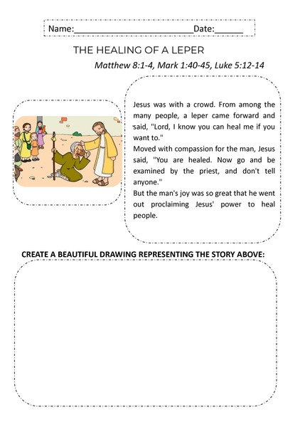 The Healing of a Leper