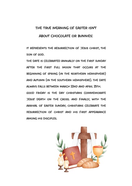 The True Meaning of Easter