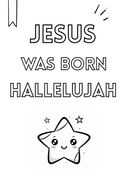 Time to Color - The Birth of Jesus