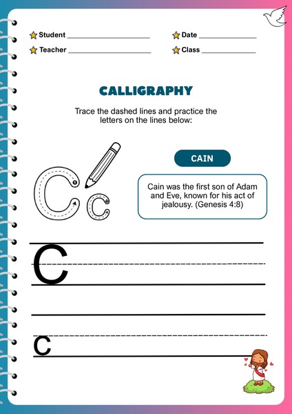 Trace the Letters - C