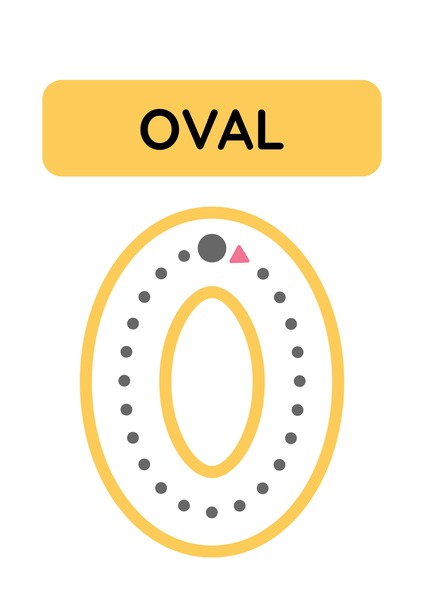 Trace the Line - Oval