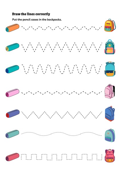 Trace the Lines Correctly