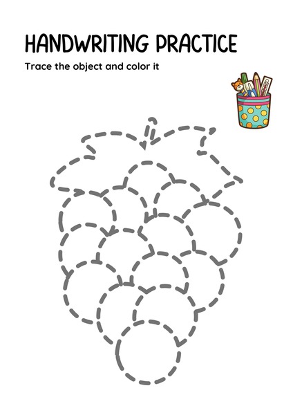 Trace the Object and Color It v.2