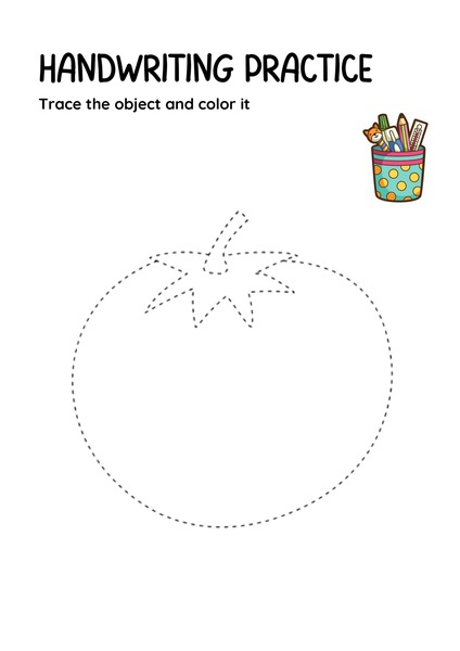 Trace the Object and Color It