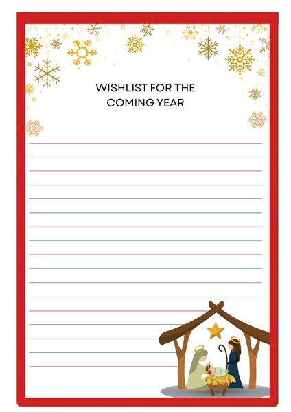 Wish List for Next Year